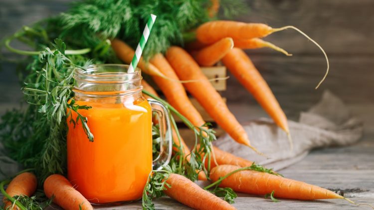 Cà rốt là món ăn cực kỳ tốt cho việc làm đẹp, chống lão hóa.