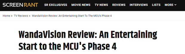 Trang ScreenRant cho rằng bộ phim là "một khởi đầu rất giải trí cho kỷ nguyên 4 của MCU"